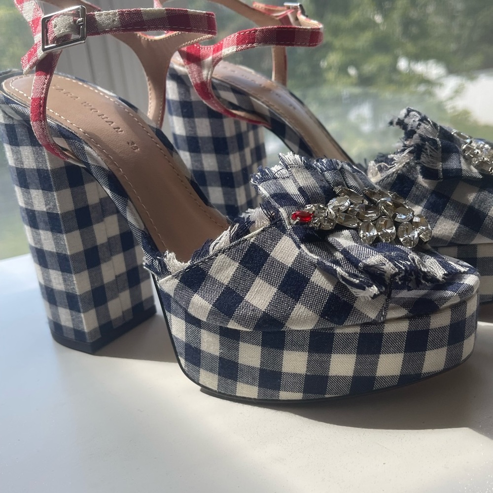 Zara Platform Heels size 38